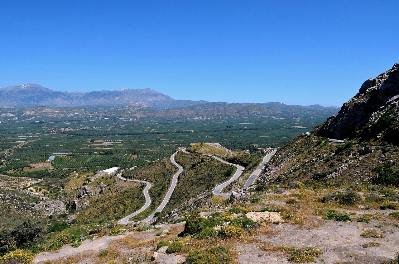 Berglandschap in het Kretenzische binnenland - Kreta - Griekenland