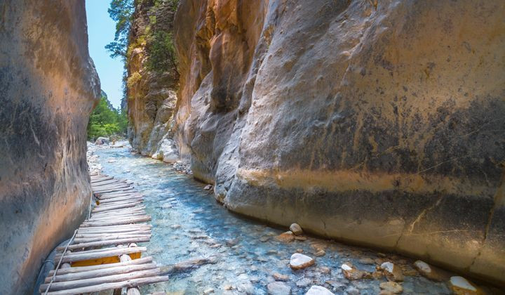 Gorges de Samaria dans les Montagnes Blanches - Crète - Grèce