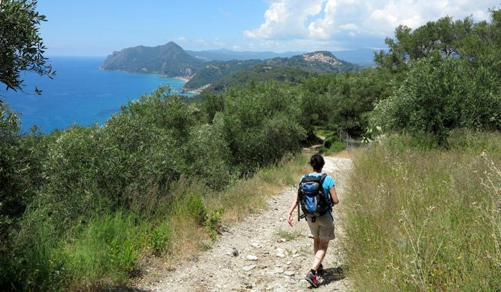 Wandeling langs de westkust van Corfu - Griekenland