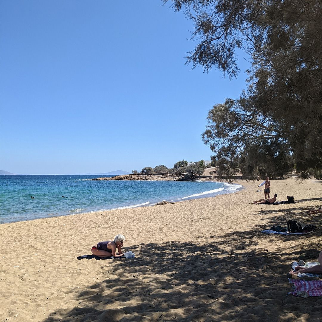 © Cécile Hénard Strand van Logaras - Paros - Griekenland