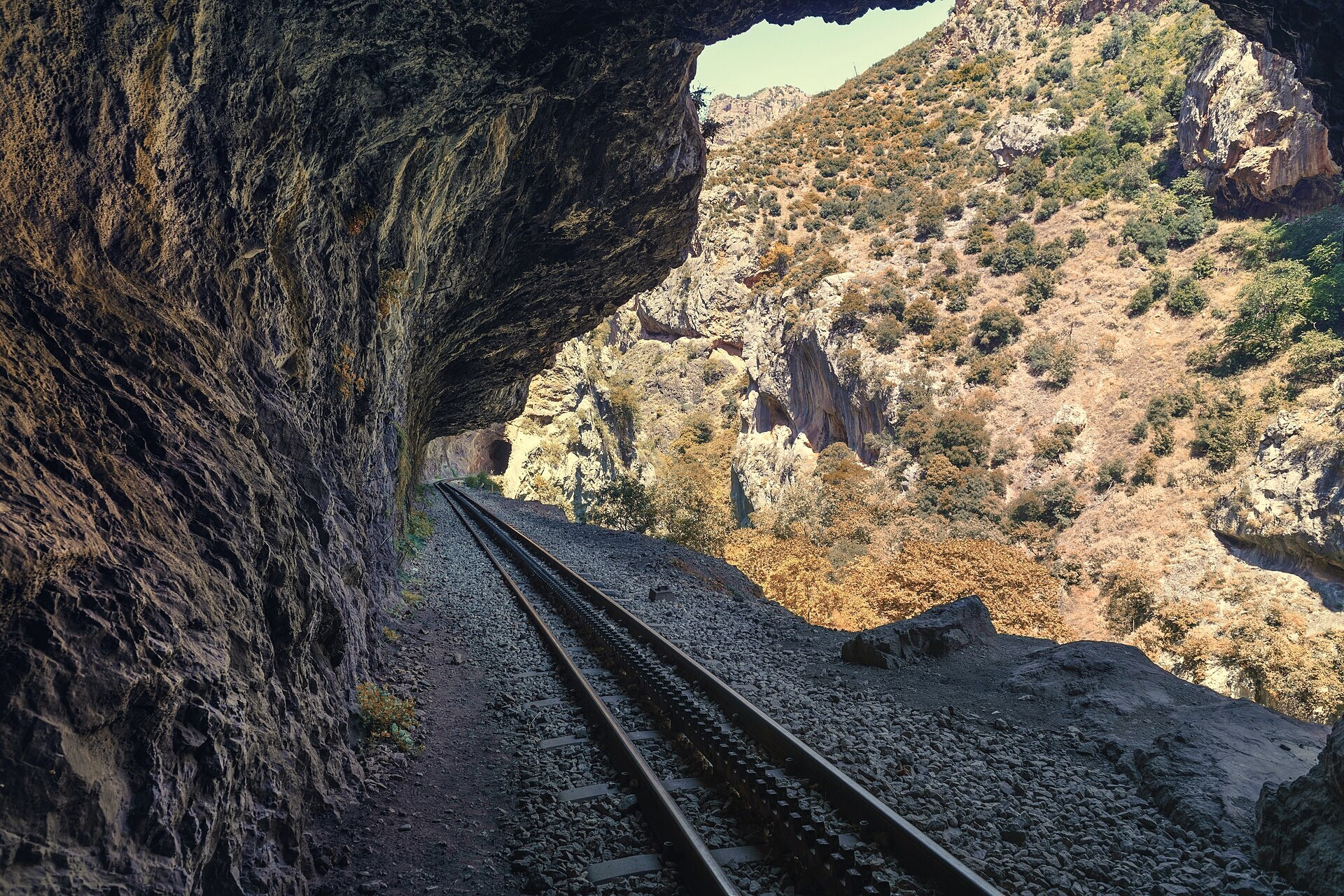 Tandradtrein in de Vouraikos-kloof - Peloponnesos - Griekenland © Stathis floros / Wikimedia (CC BY-SA 4.0)