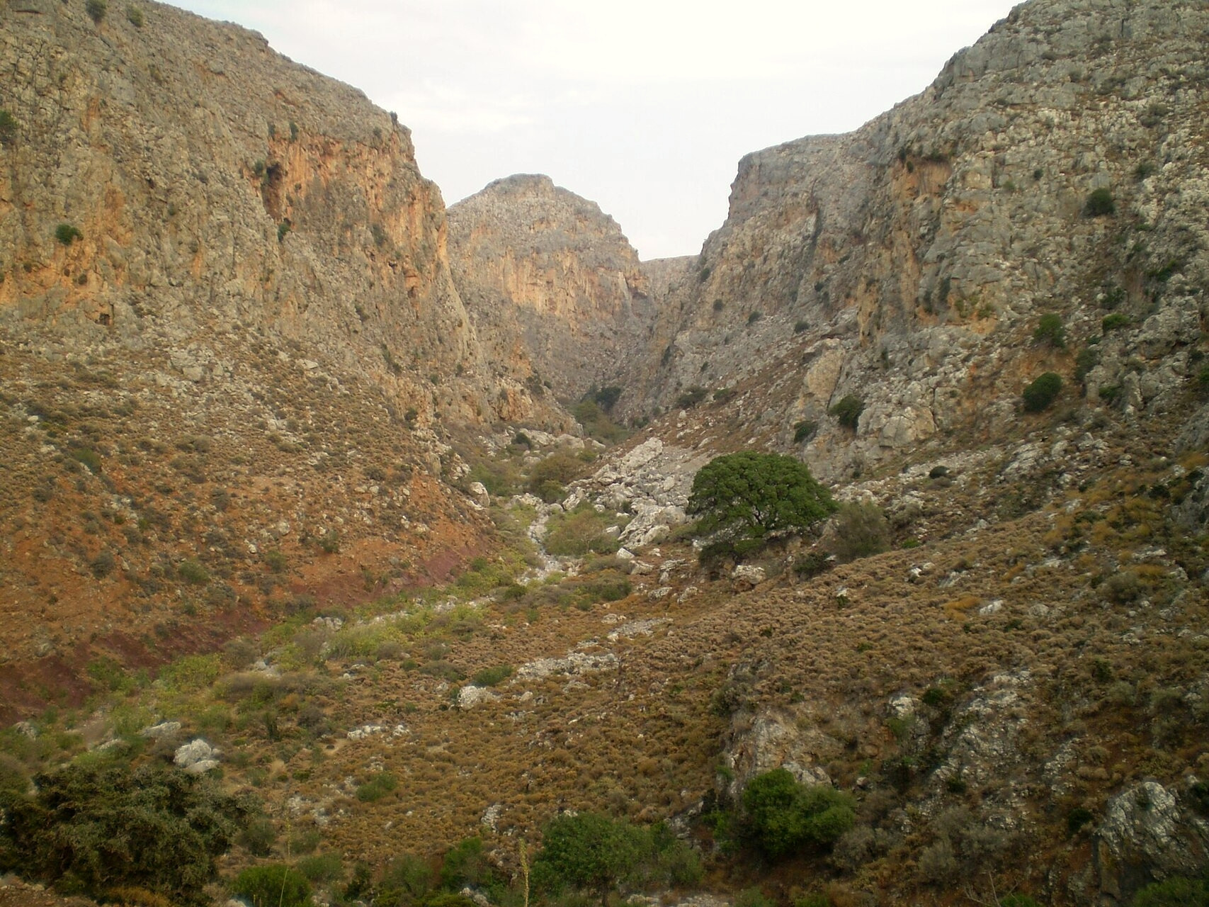 De Vallei van de Doden, de Zakroskloof in het oosten van Kreta - Griekenland